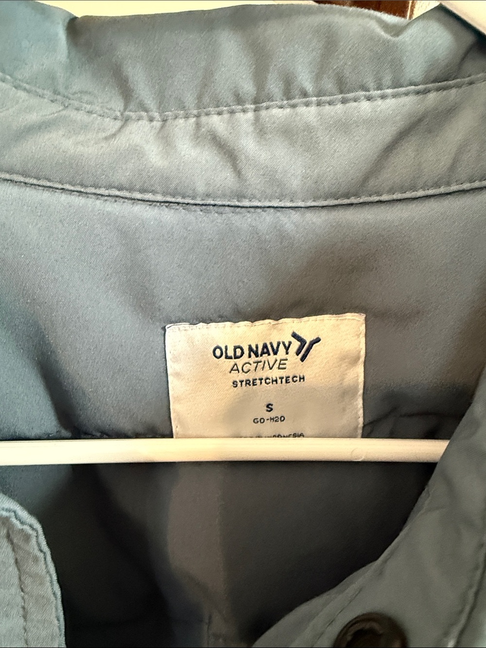 Slate Blue Button-Up Jacket - Picture 2 of 5